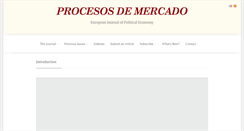 Desktop Screenshot of procesosdemercado.com